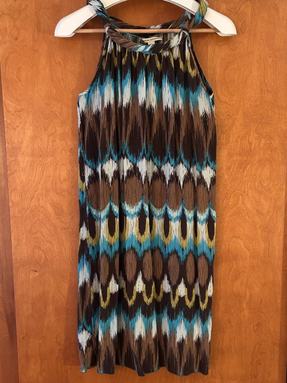 Banana Republic Silk Print Shift Size M